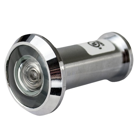 Global Door Controls Solid Brass Door Viewer 200 Degree - Polished Chrome Finish GH-UL3315-US26